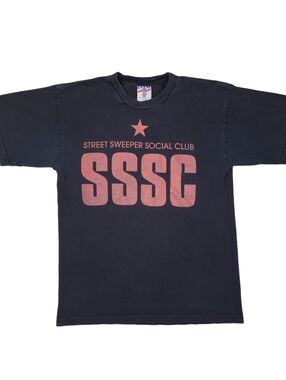 SSSC Street Sweepers Social Club EXTREMELY Rare Band Promo Shirt Large USA Made